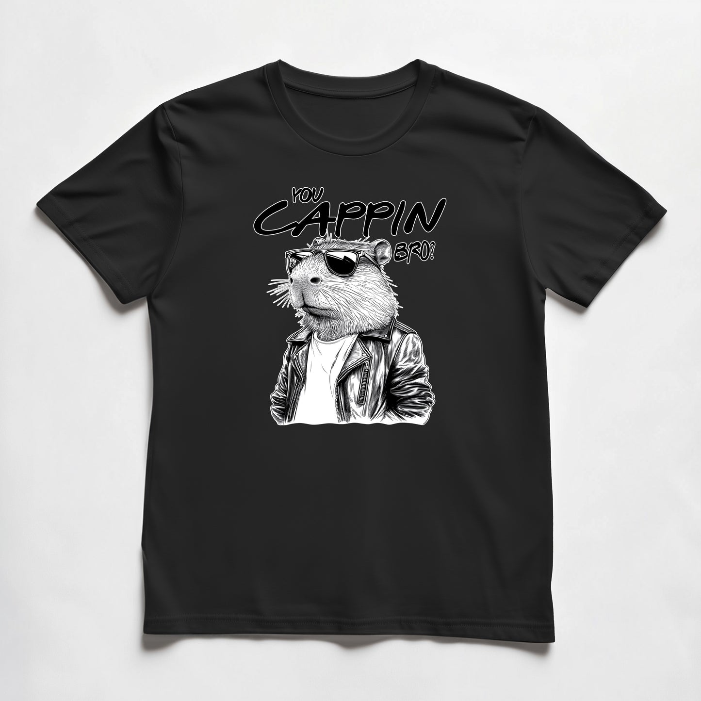 Capybara 'You Cappin Bro?' - Unisex T-shirt - Alt Clothing